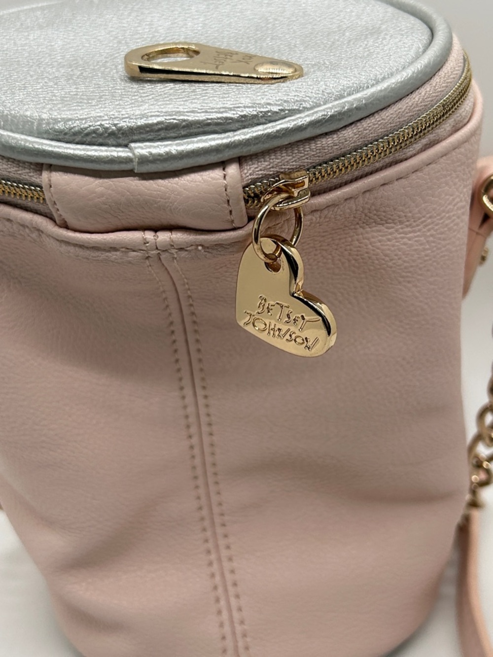 Betsey Johnson Pink 'Peaches' Soda Can Crossbody Bag Purse 🍑🍑 - Picture 3 of 5